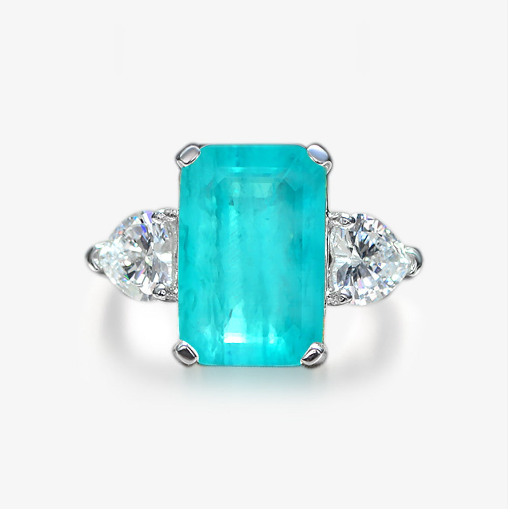 Bague de fiançailles Lab Paraiba R0878
