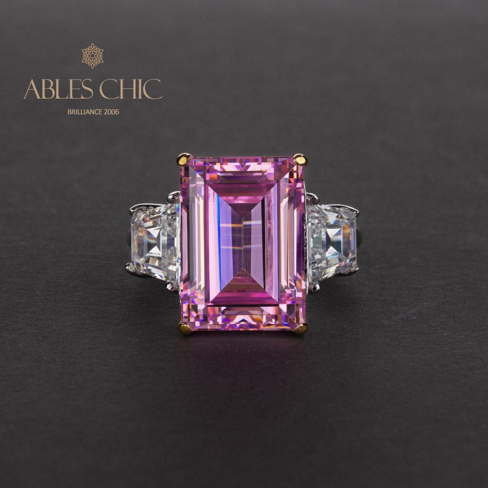 Bague de fiançailles Lab Emeraude Paraiba R0314
