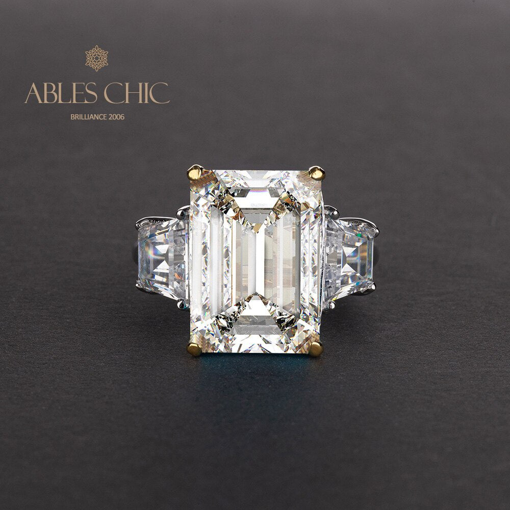 Bague de fiançailles Lab Emeraude Paraiba R0314
