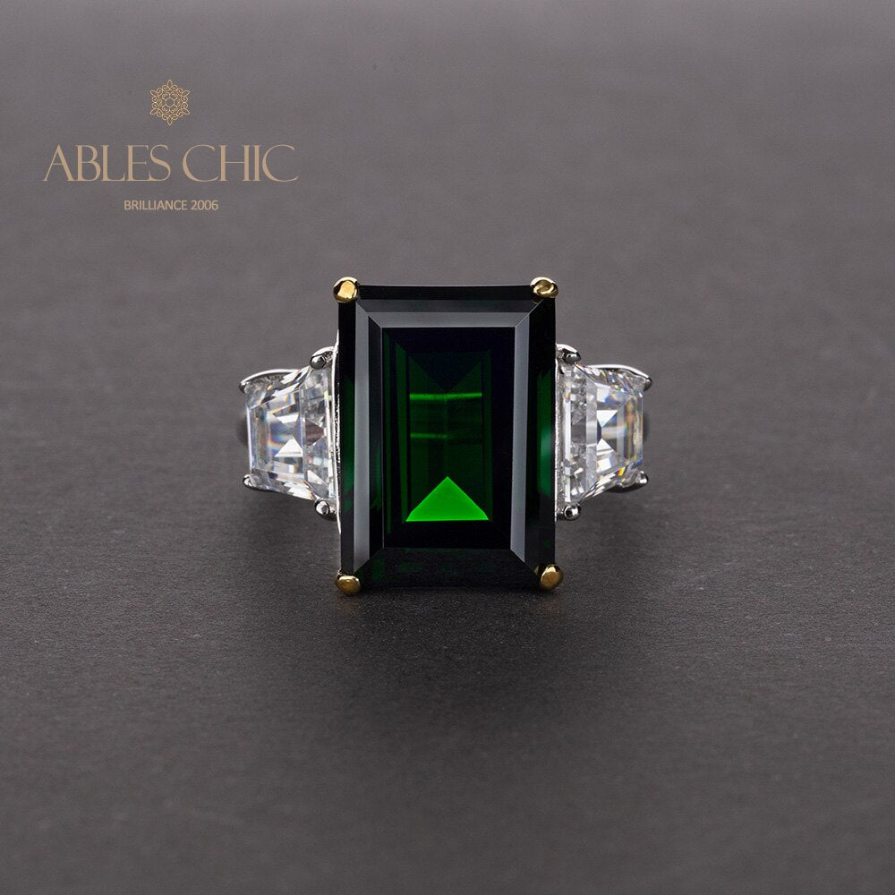 Bague de fiançailles Lab Emeraude Paraiba R0314