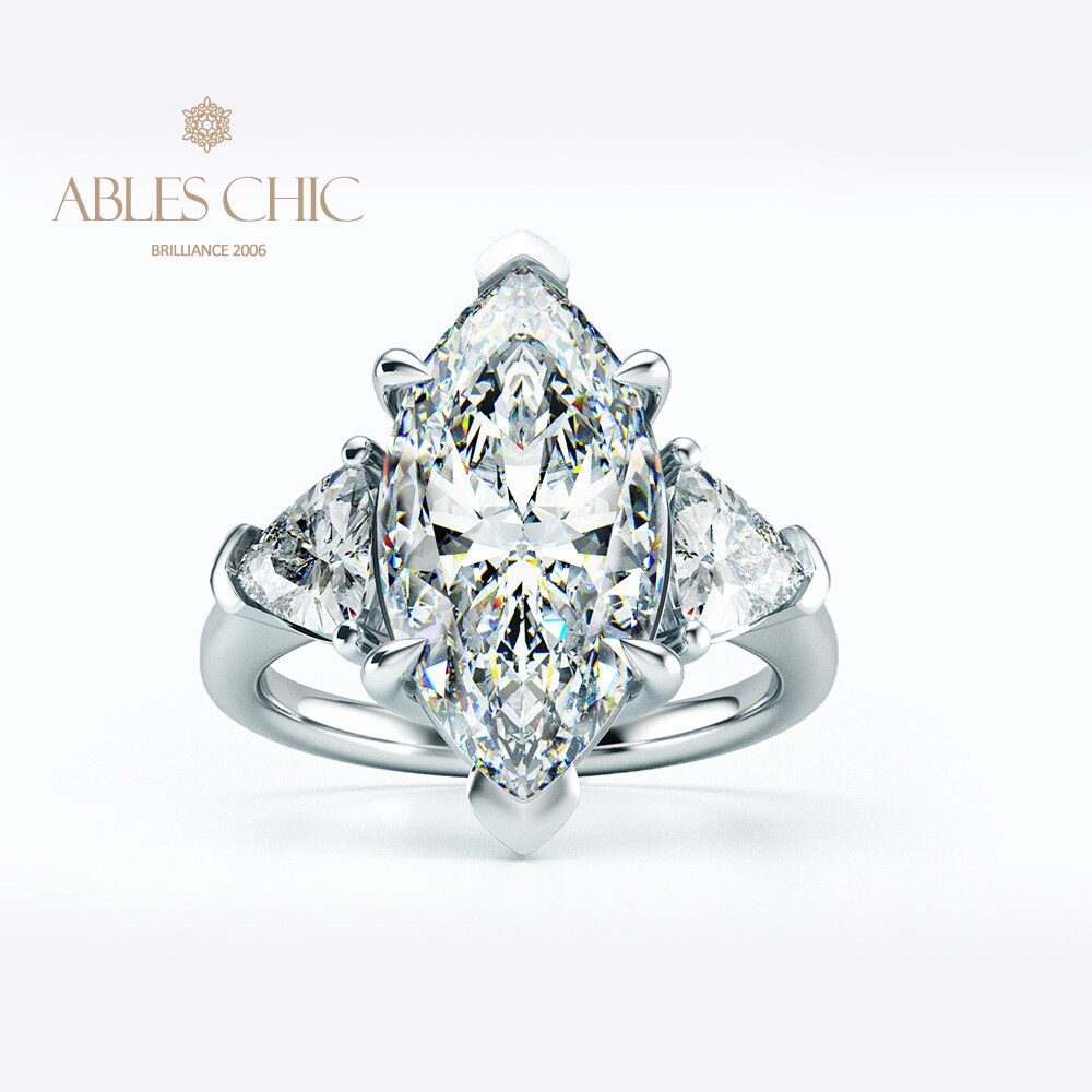 Bague de promesse diamant 3 pierres R0313