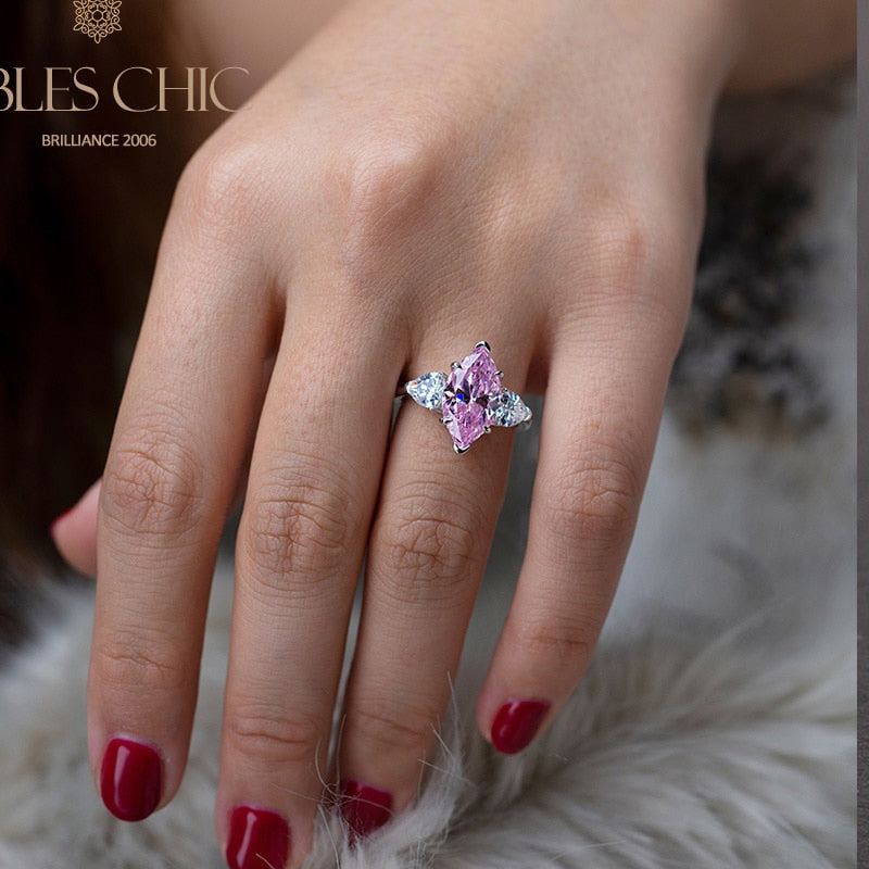 Bague de promesse diamant 3 pierres R0313