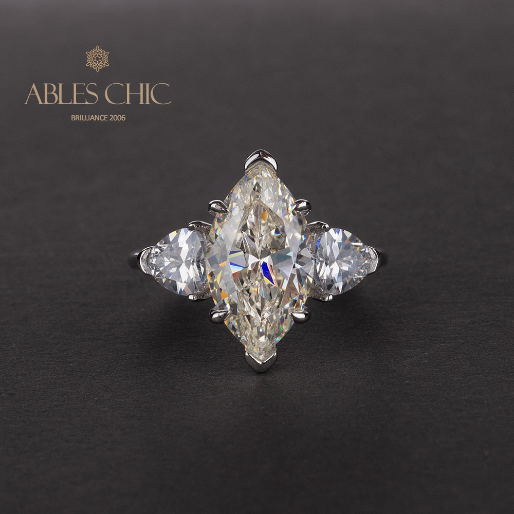 Bague de promesse diamant 3 pierres R0313