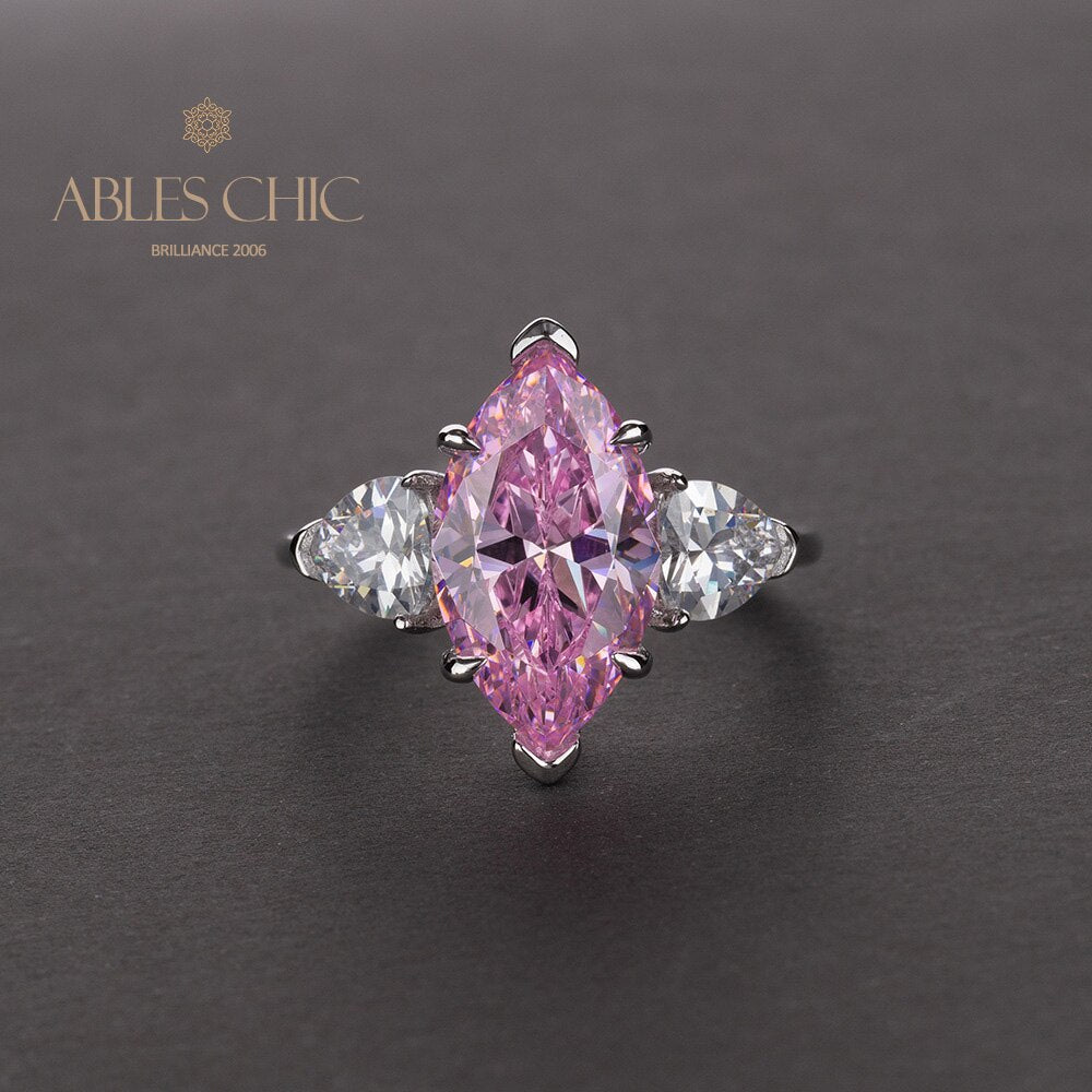 Bague de promesse diamant 3 pierres R0313