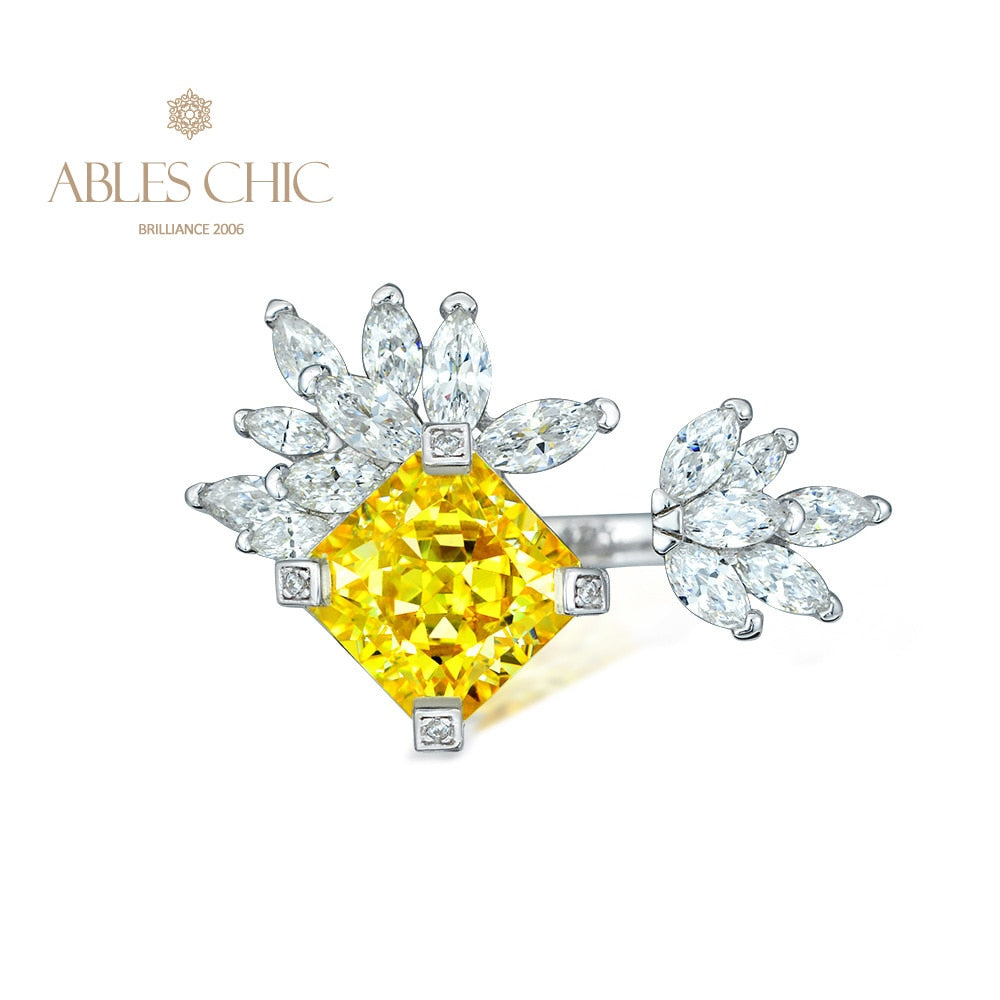 Bague Ouverte Fleur Marquise R1192