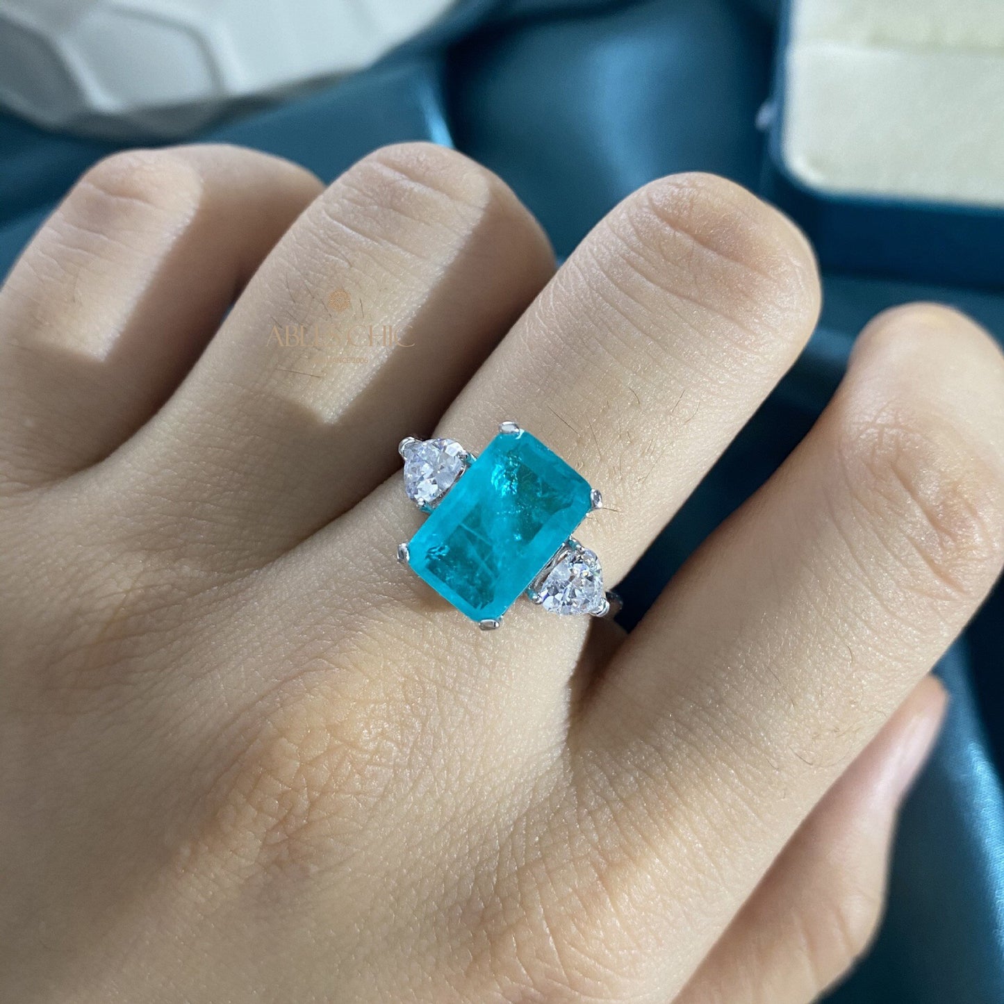 Bague de fiançailles Lab Paraiba R0878