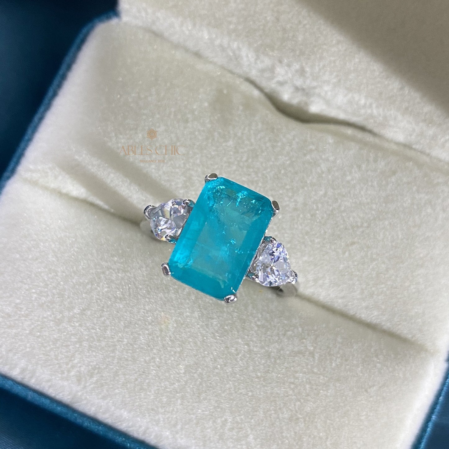 Bague de fiançailles Lab Paraiba R0878