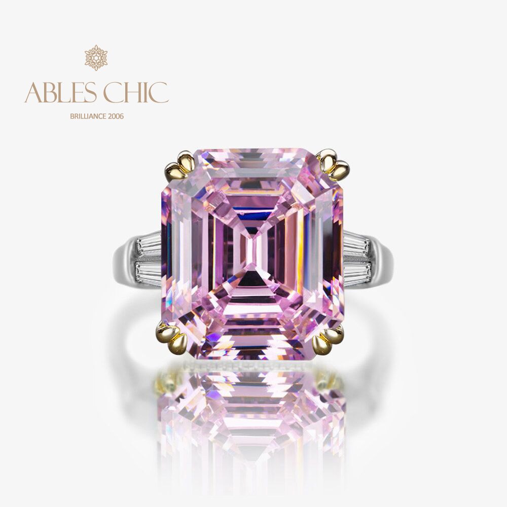 Bague améthyste Asscher R0377