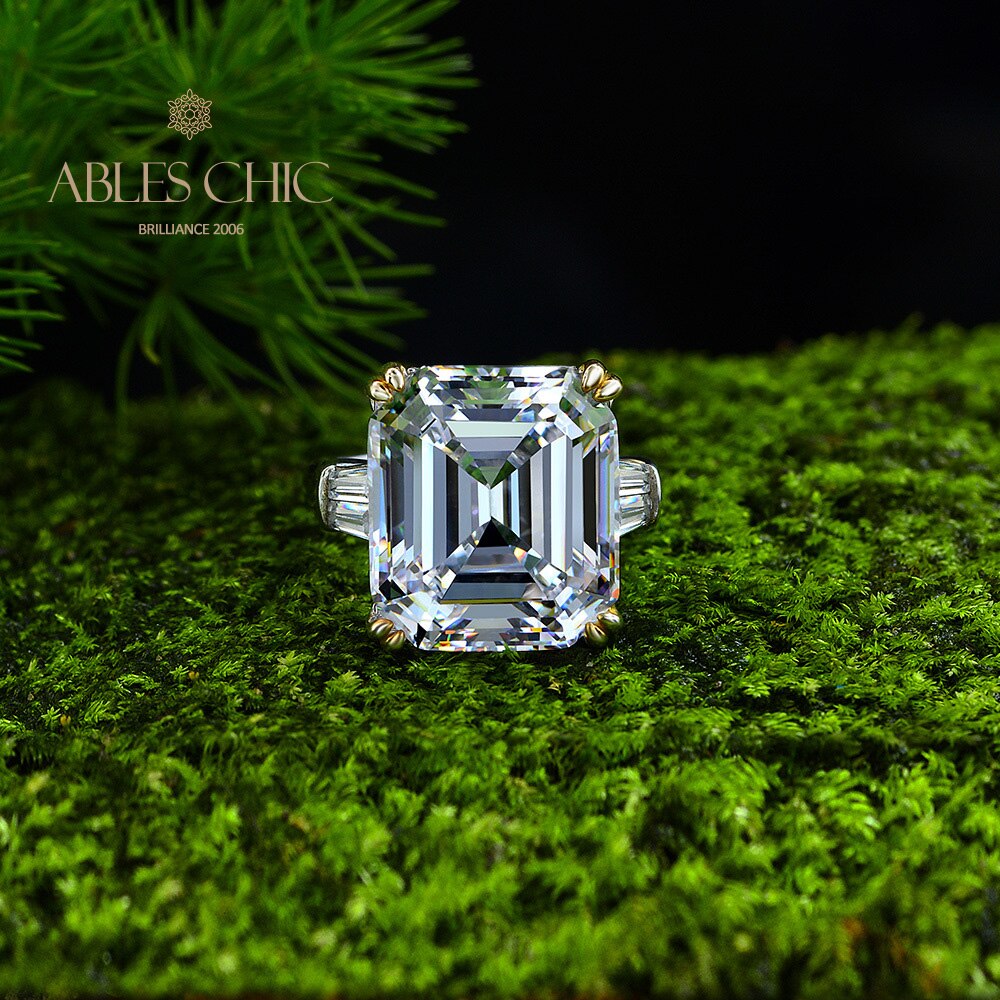 Bague améthyste Asscher R0377