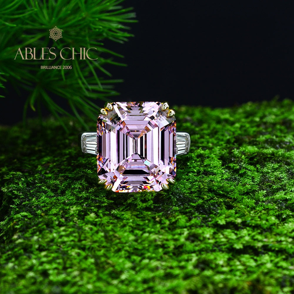 Bague améthyste Asscher R0377