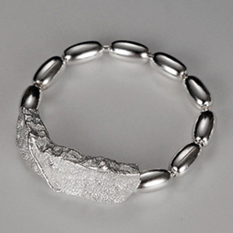Bague perlée à barre longue R1002