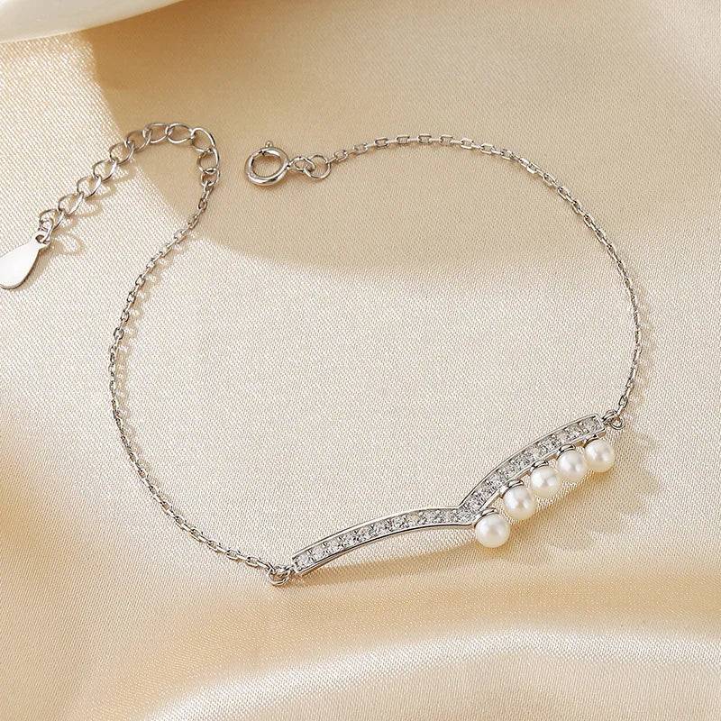 Bracelet fil pavé de perles PB1000