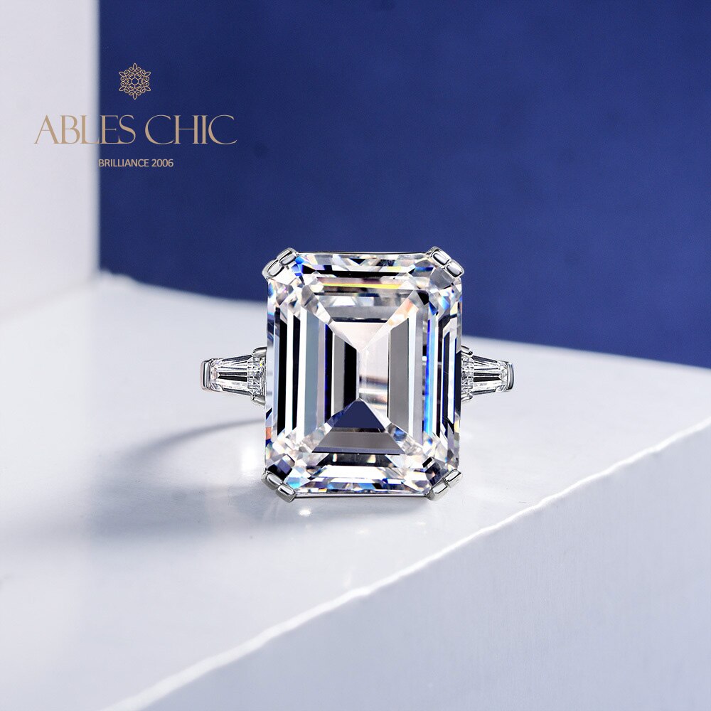 Bague citrine taille émeraude R1243