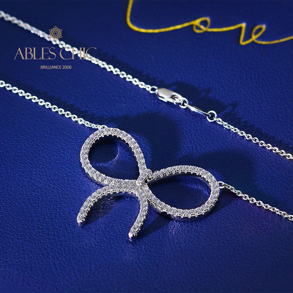 Collier pendentif papillon pavé P0733