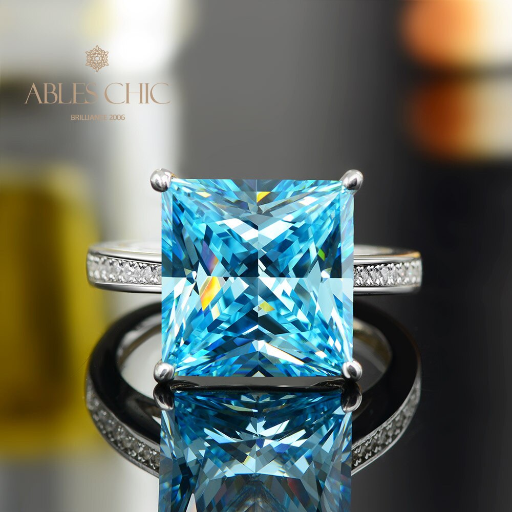 Bague Carrée Topaze R0351