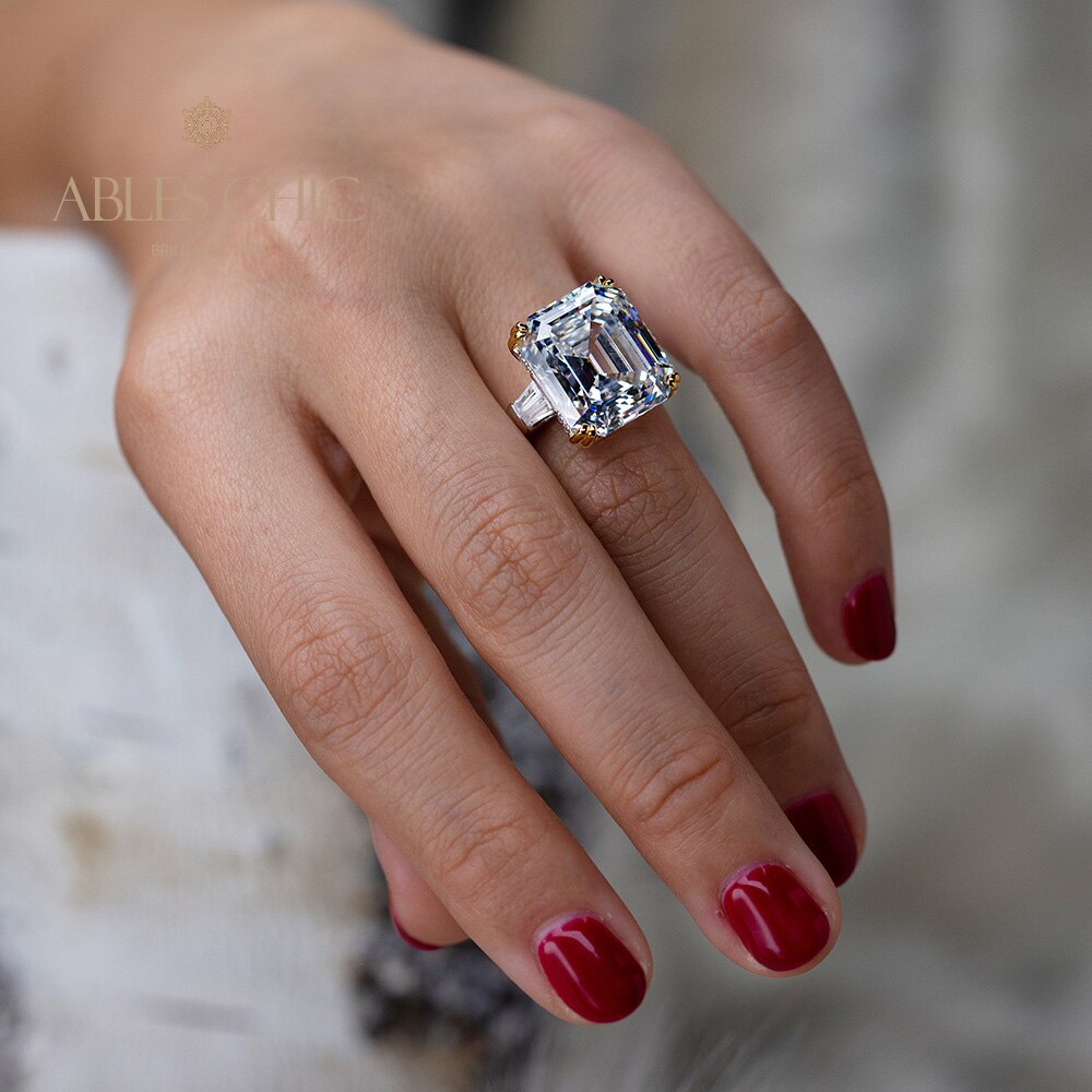 Bague améthyste Asscher R0377