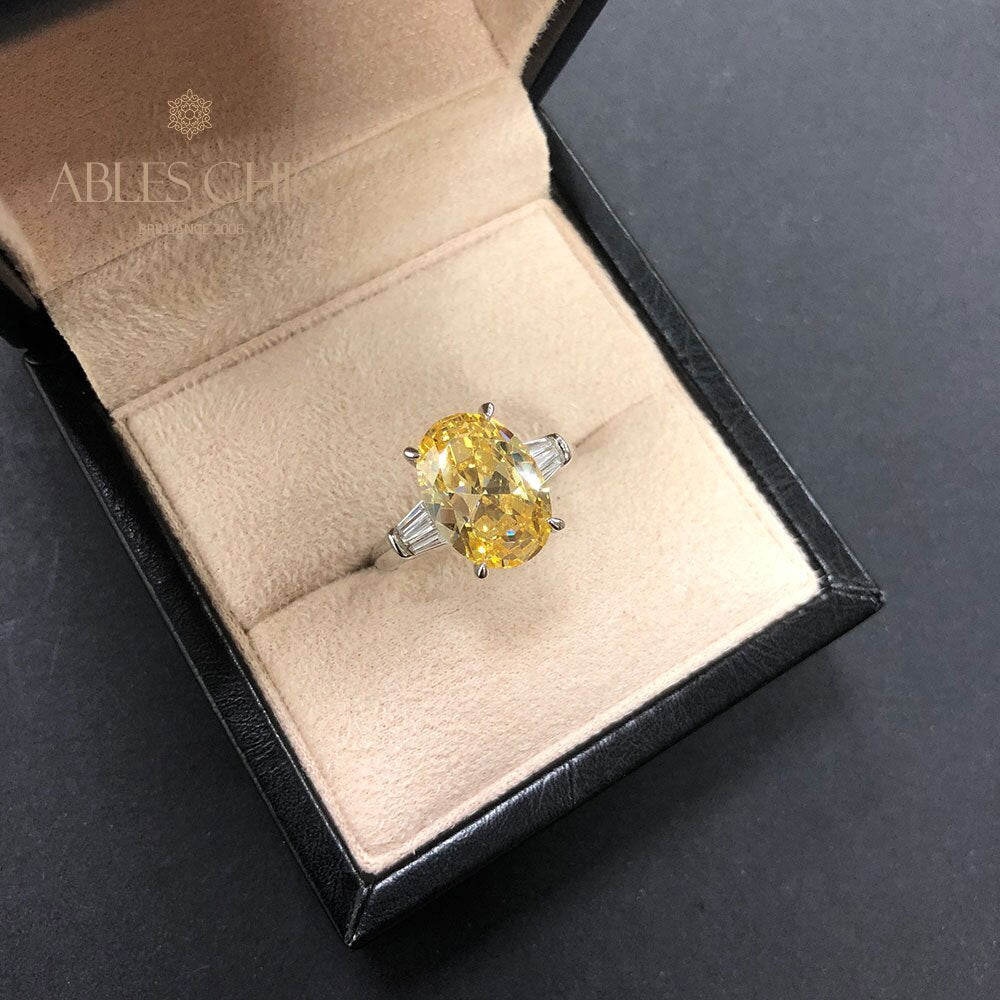 Bague de déclaration de pierres précieuses Lab Grwon R0378