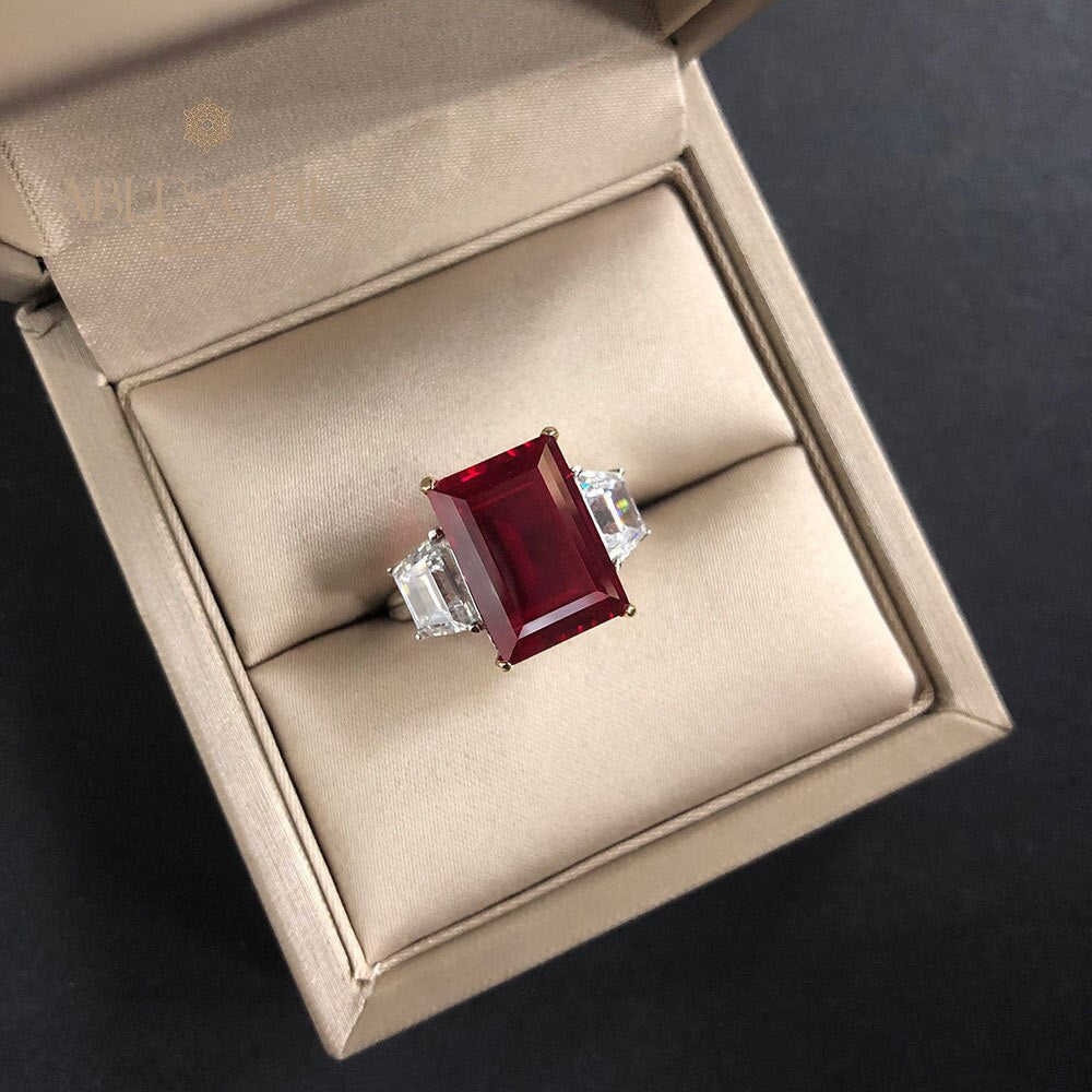 Bague de fiançailles Lab Emeraude Paraiba R0314