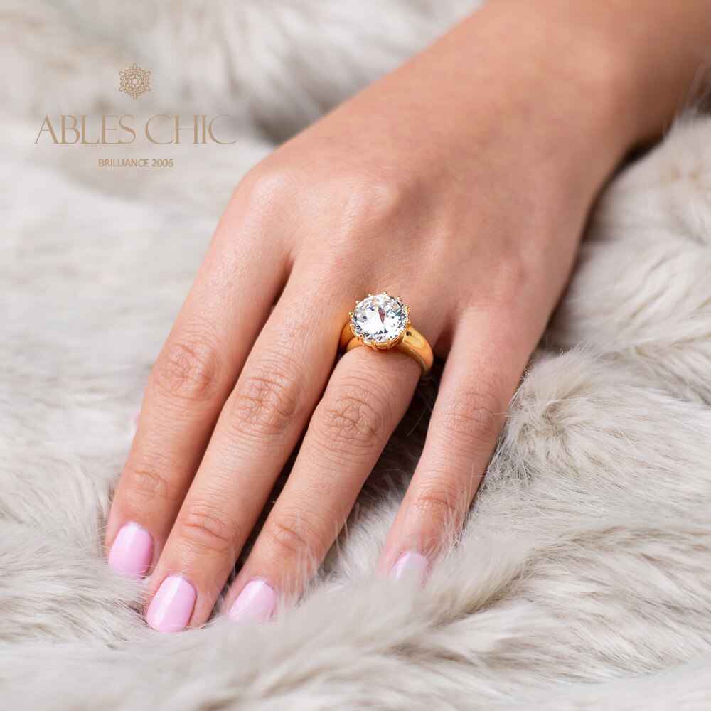 Bague de fiançailles solitaire R0309