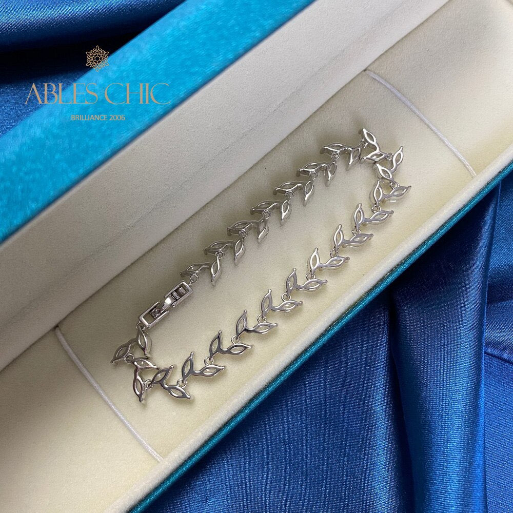 Bracelet Feuille Marquise B0827