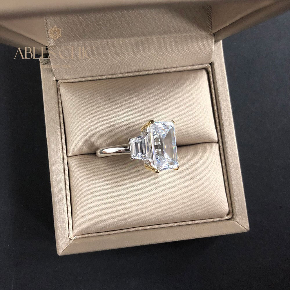 Bague de fiançailles Lab Emeraude Paraiba R0314