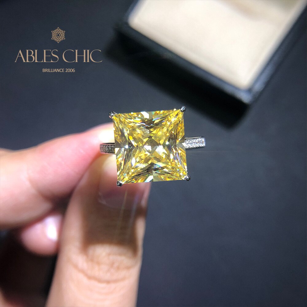 Bague Carrée Topaze R0351