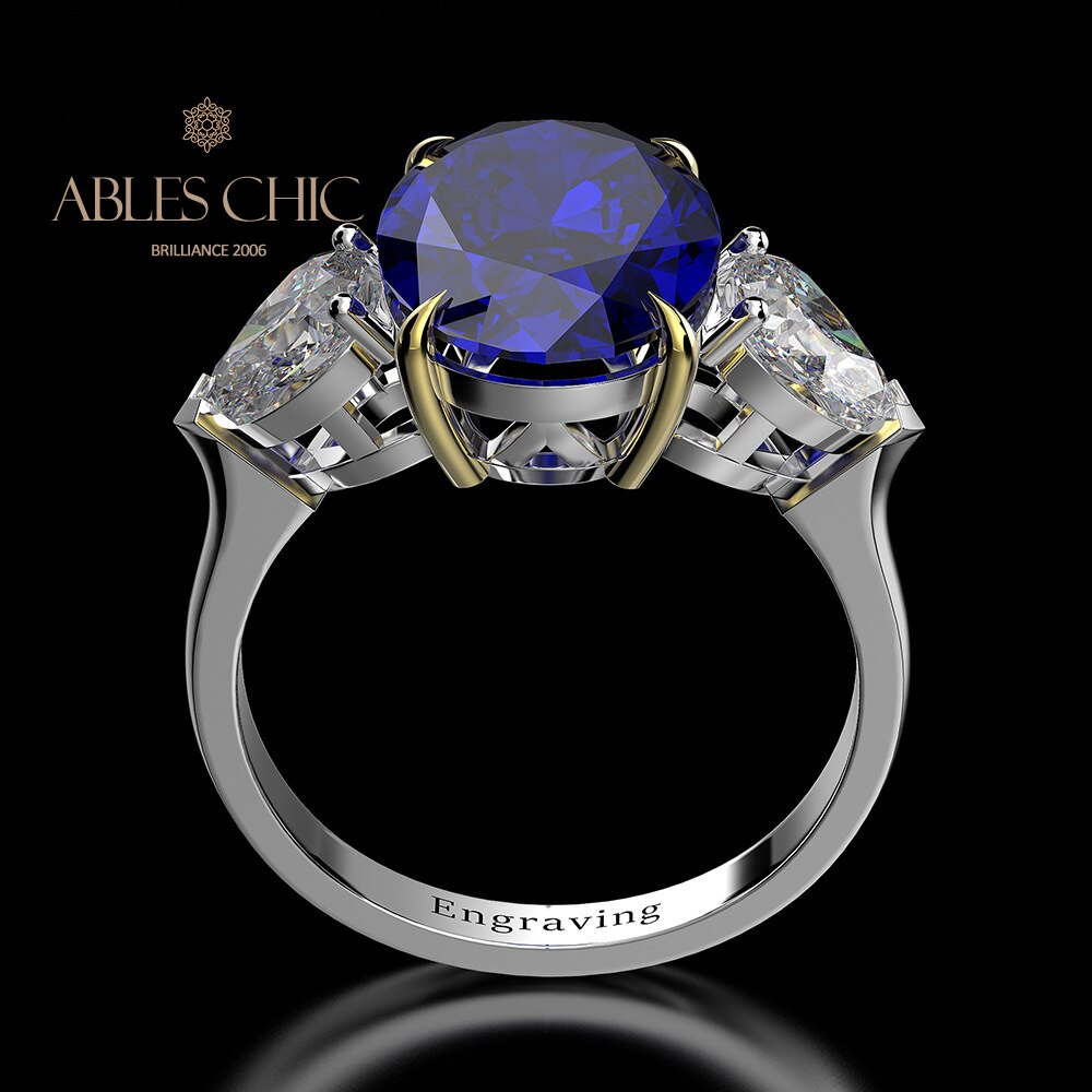 Bague de mariage Lab Paraiba R0871