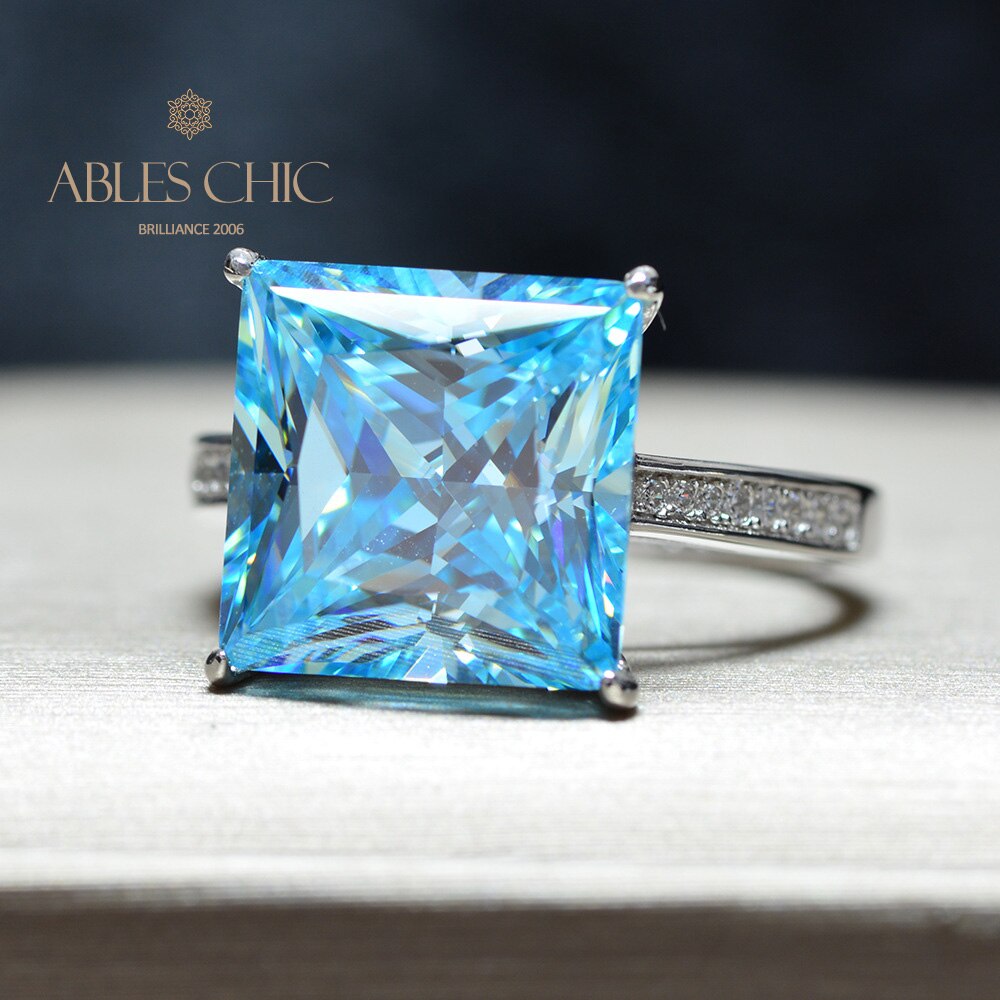 Bague Carrée Topaze R0351
