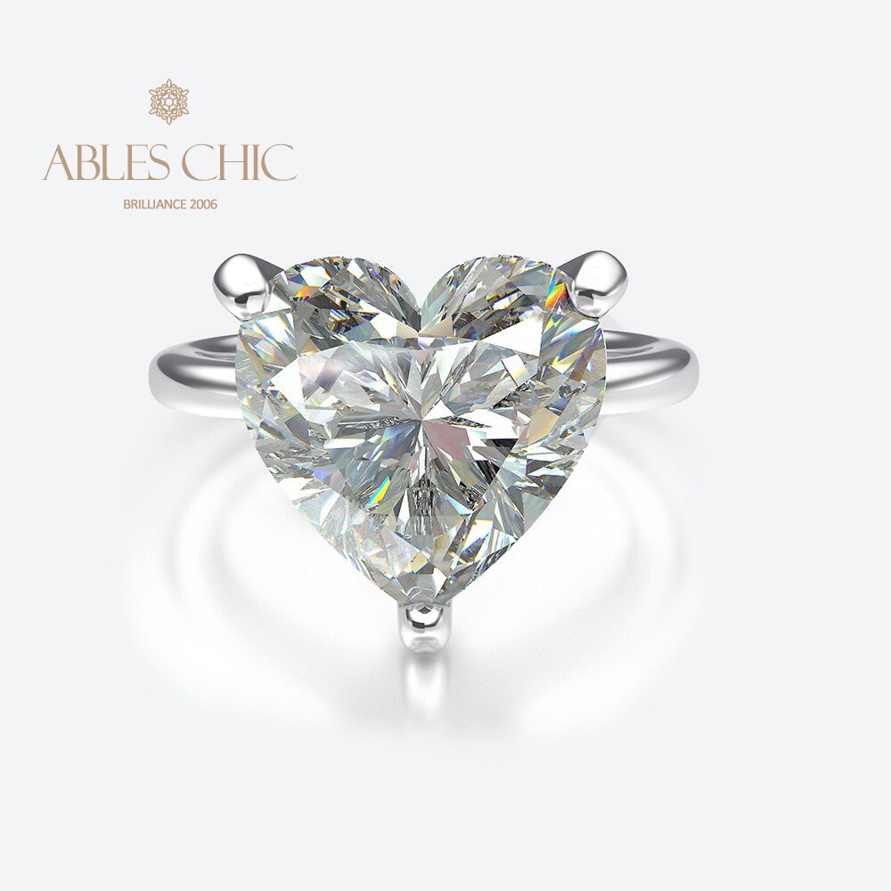 Bague de mariée solitaire coeur Kunzite R0308