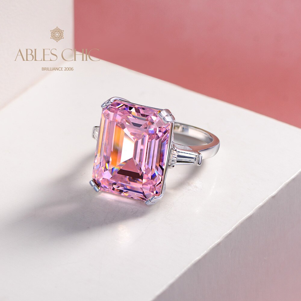 Bague citrine taille émeraude R1243