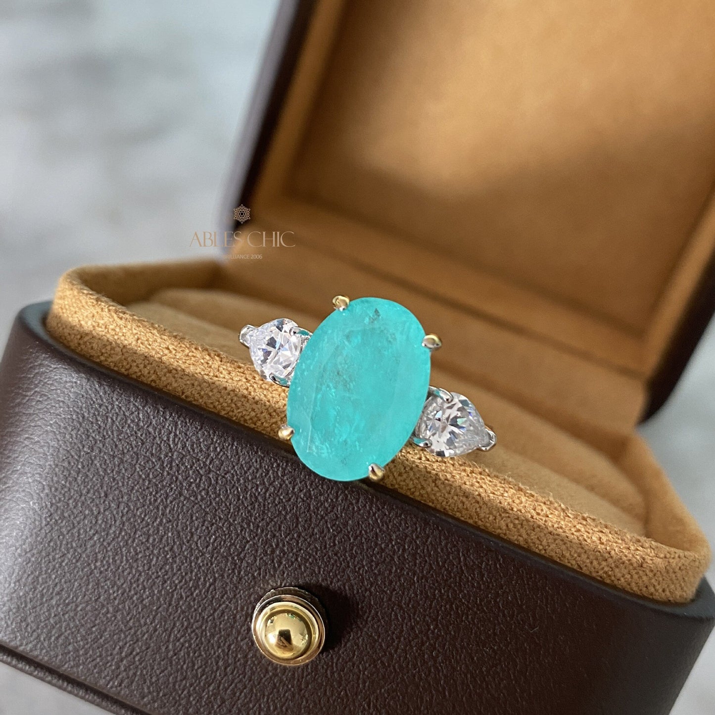 Bague de mariage Lab Paraiba R0871