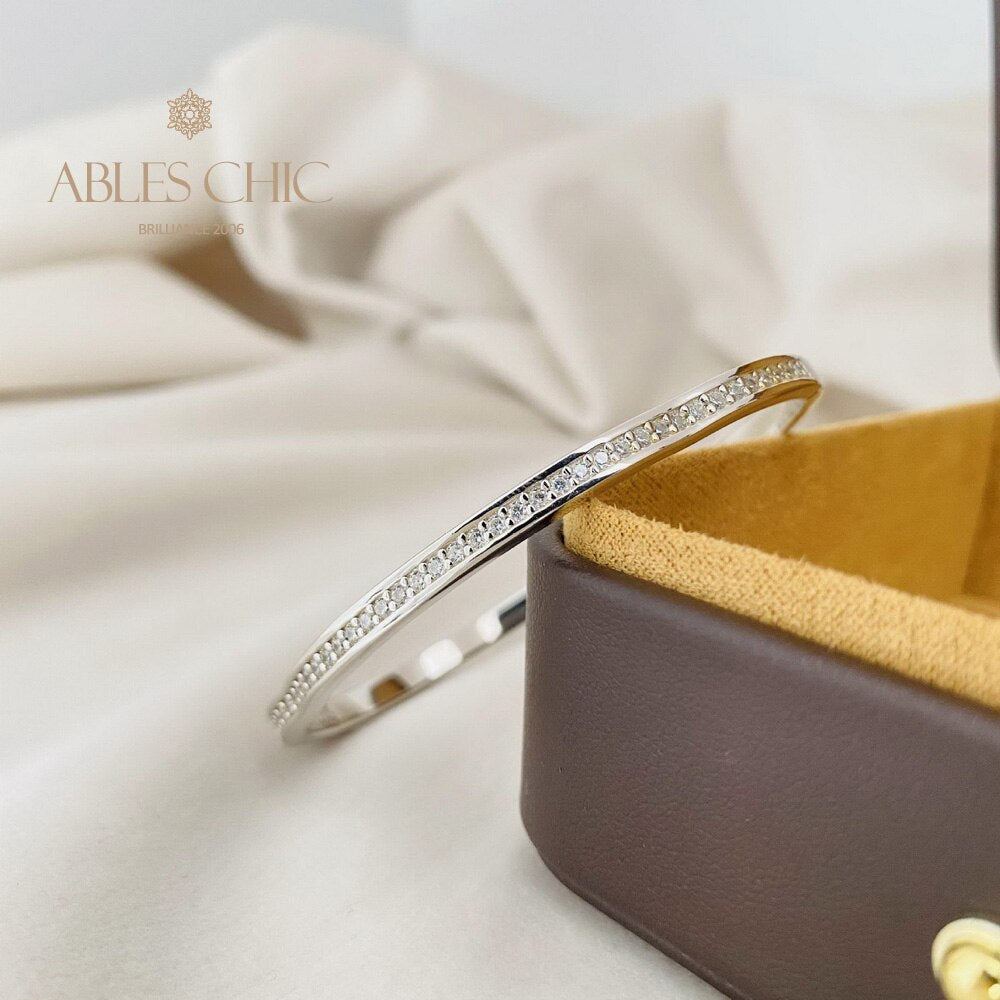 Bracelet ondulé Bling Stack B0878