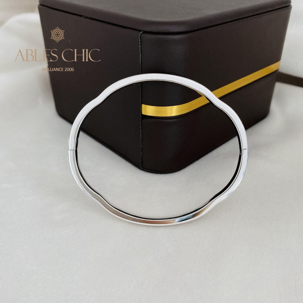 Bracelet ondulé Bling Stack B0878