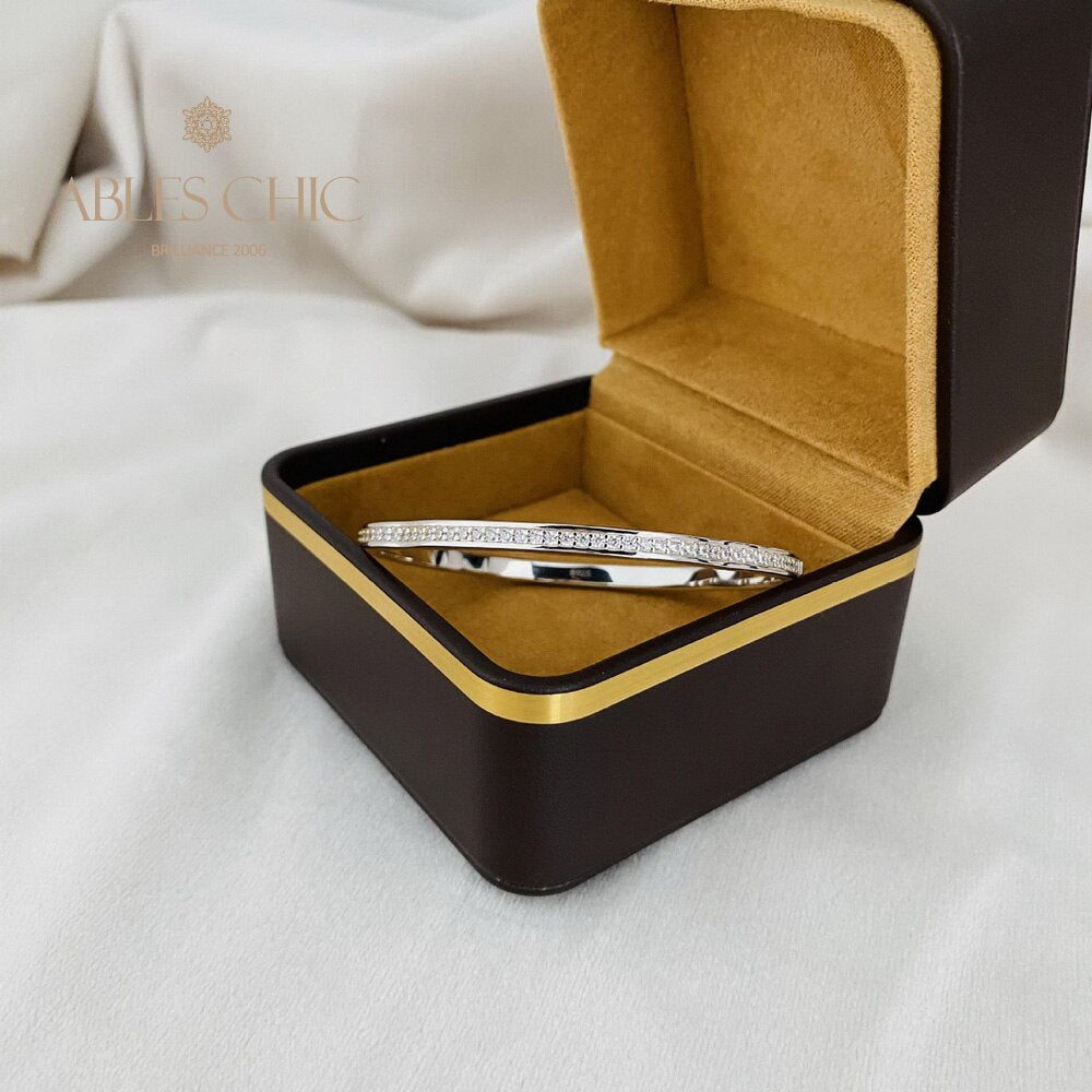 Bracelet ondulé Bling Stack B0878