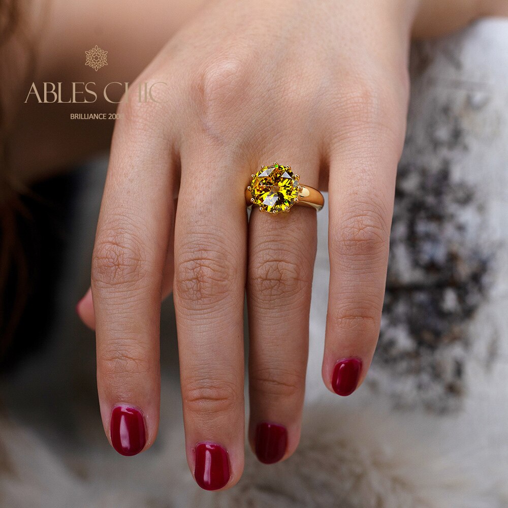 Bague de fiançailles solitaire R0309