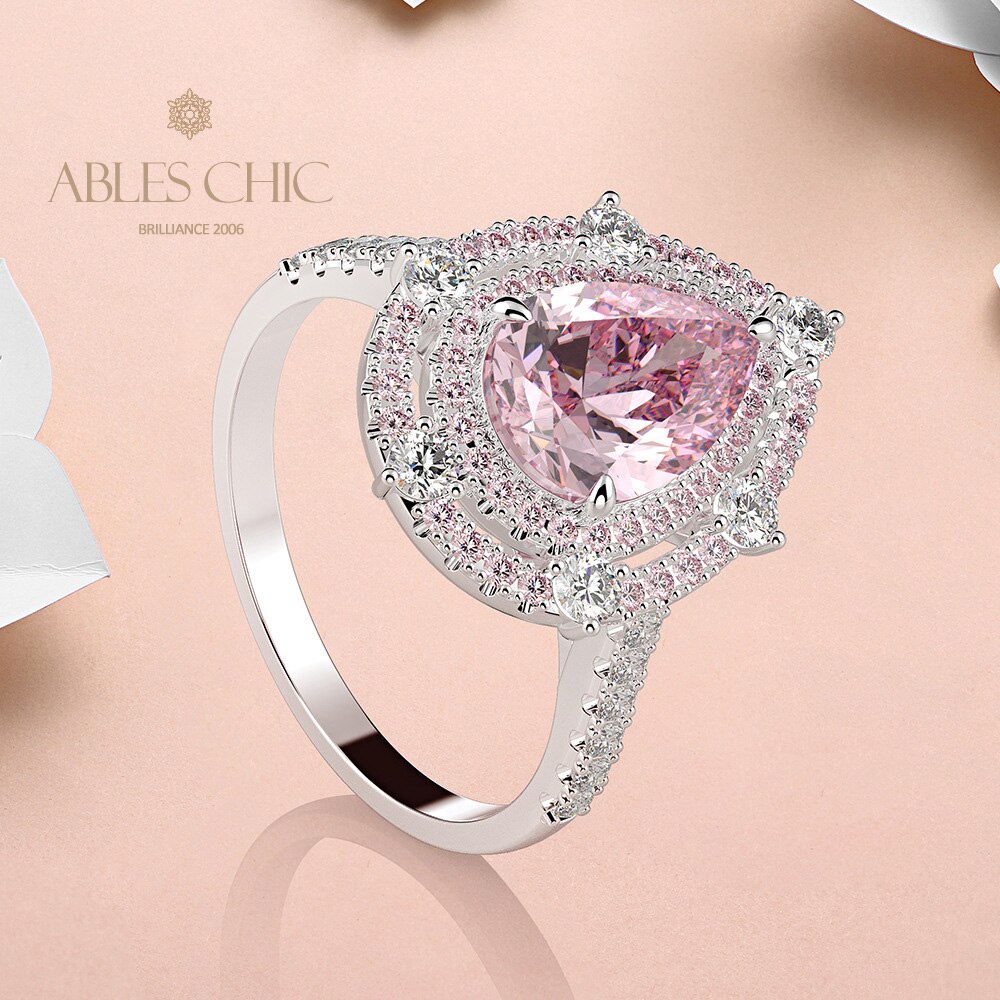 Bague poire Kunzite R0925