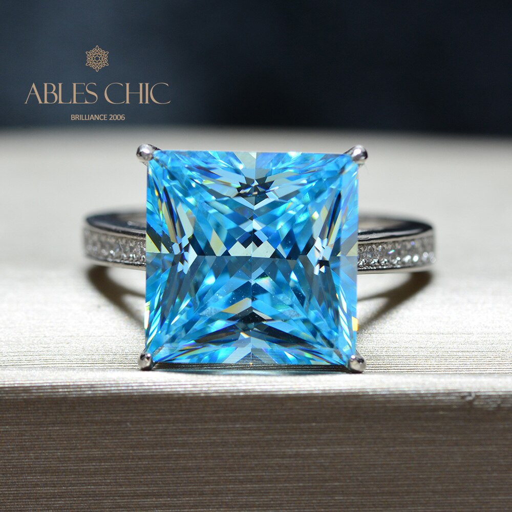 Bague Carrée Topaze R0351