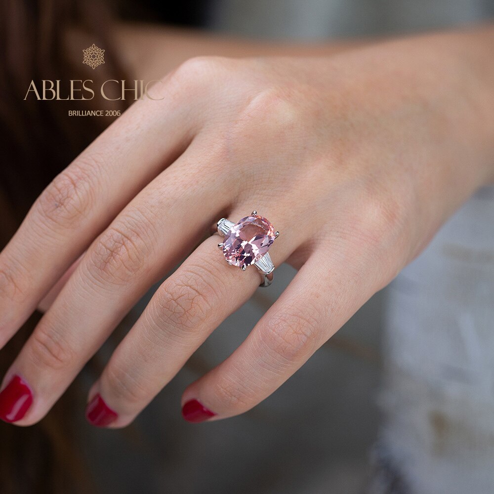 Bague de déclaration de pierres précieuses Lab Grwon R0378