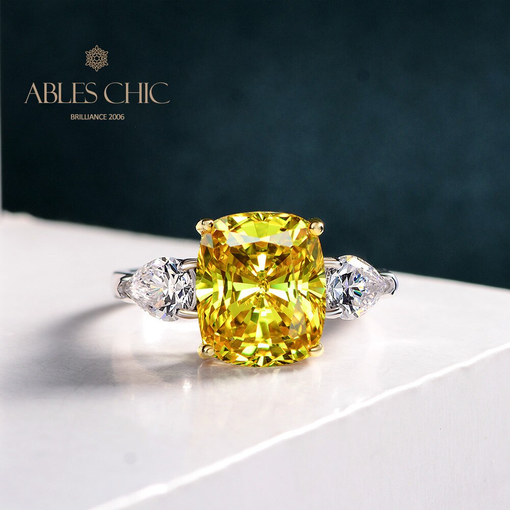 Bague cocktail citrine à haute teneur en carbone R0884