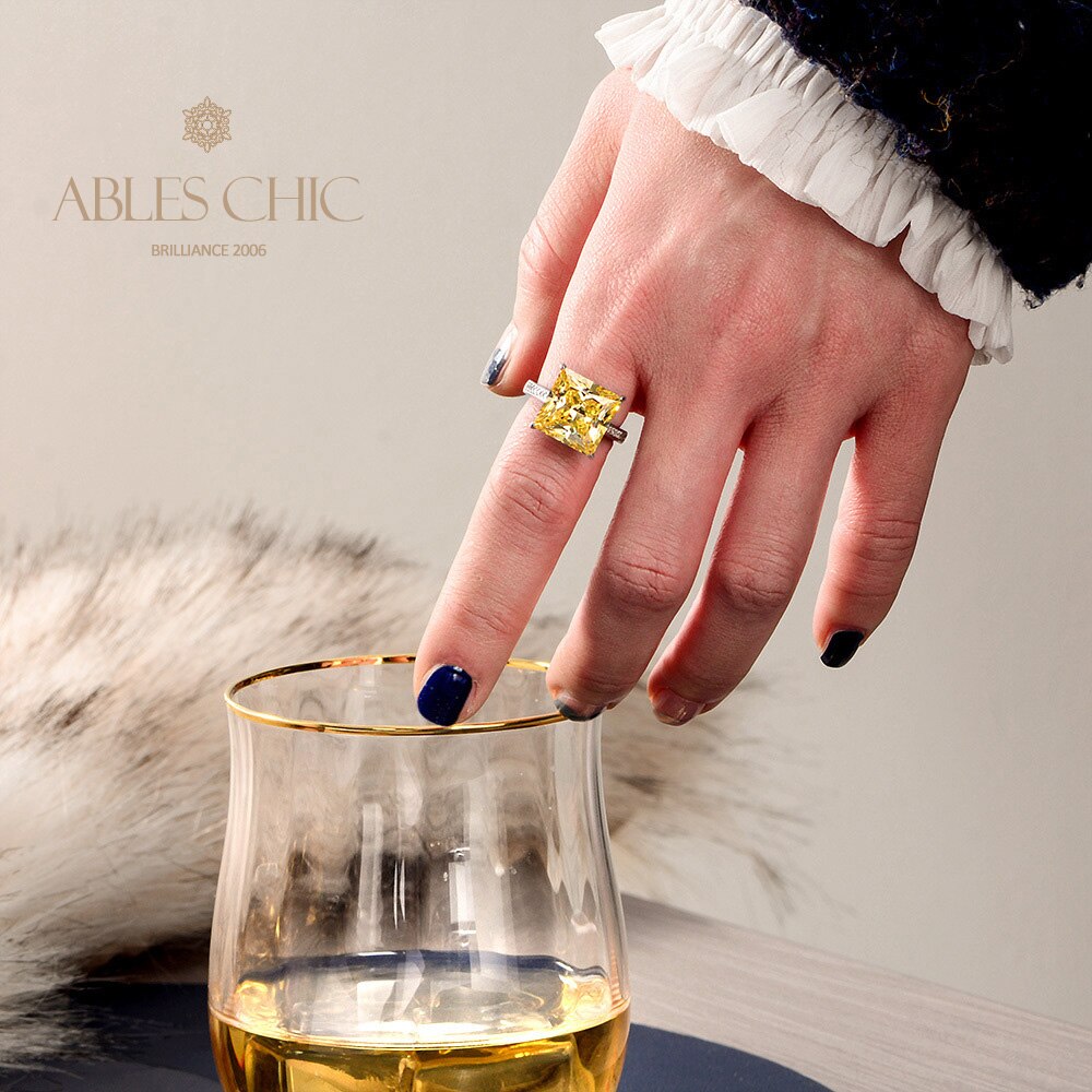Bague Carrée Topaze R0351