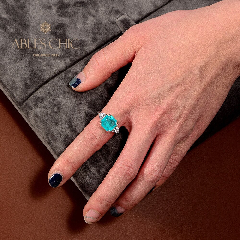 Bague de mariage Lab Paraiba R0896B