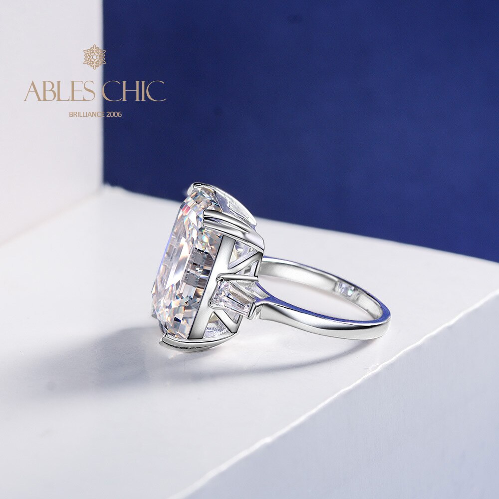 Bague citrine taille émeraude R1243