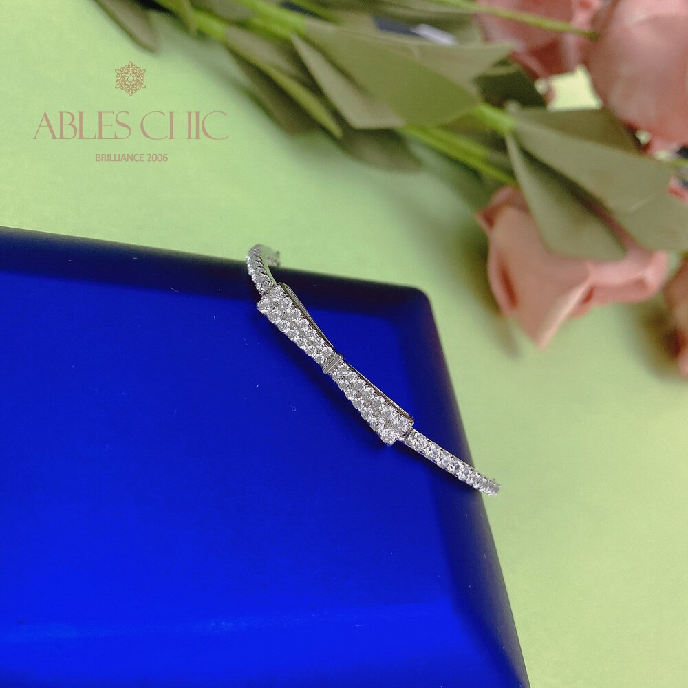 Bracelet Bling avec nœud papillon pavé B0823