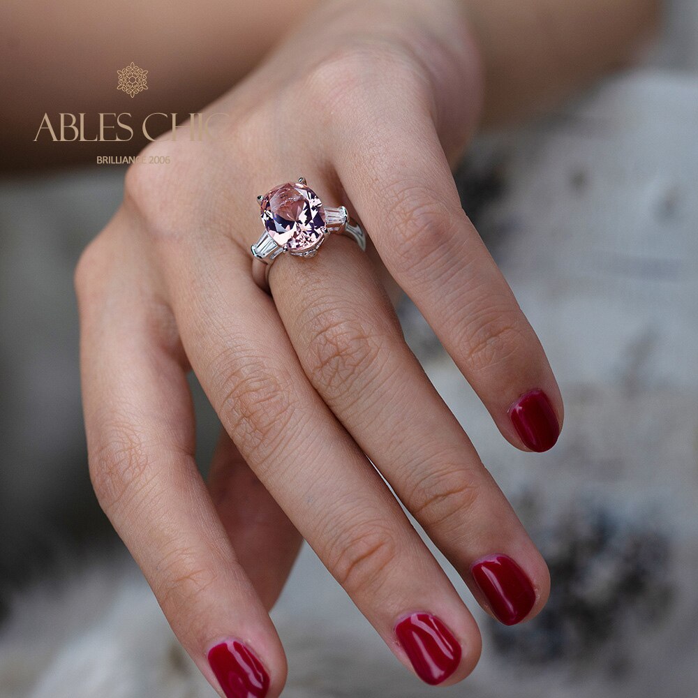 Bague de déclaration de pierres précieuses Lab Grwon R0378
