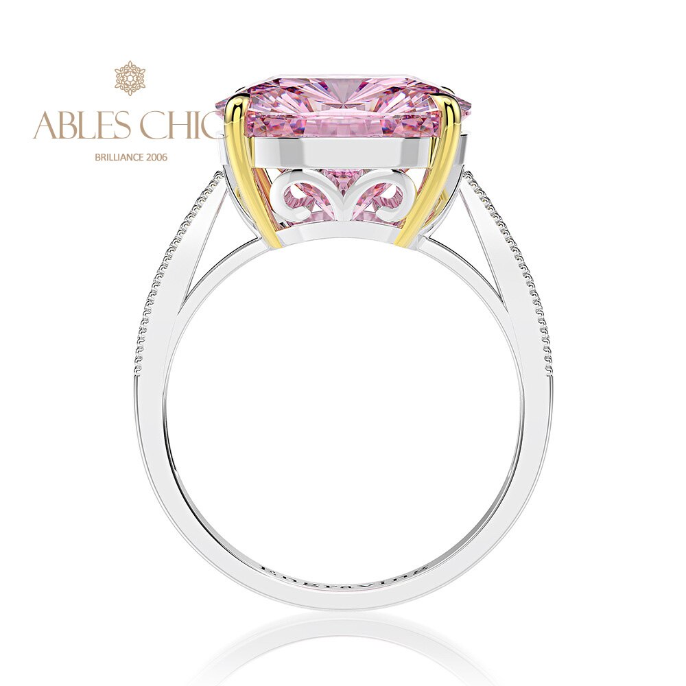 Bague cocktail coussin morganite R0872