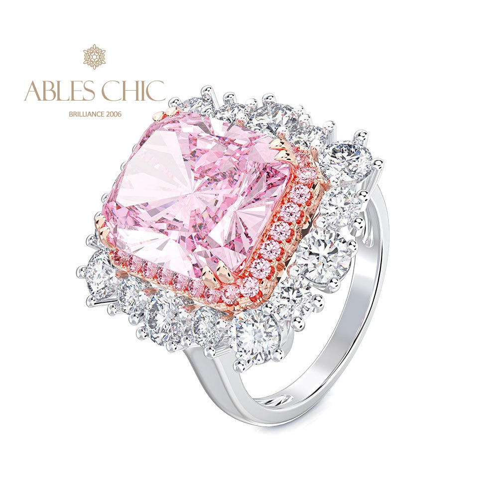 Bague de fiançailles morganite R0387