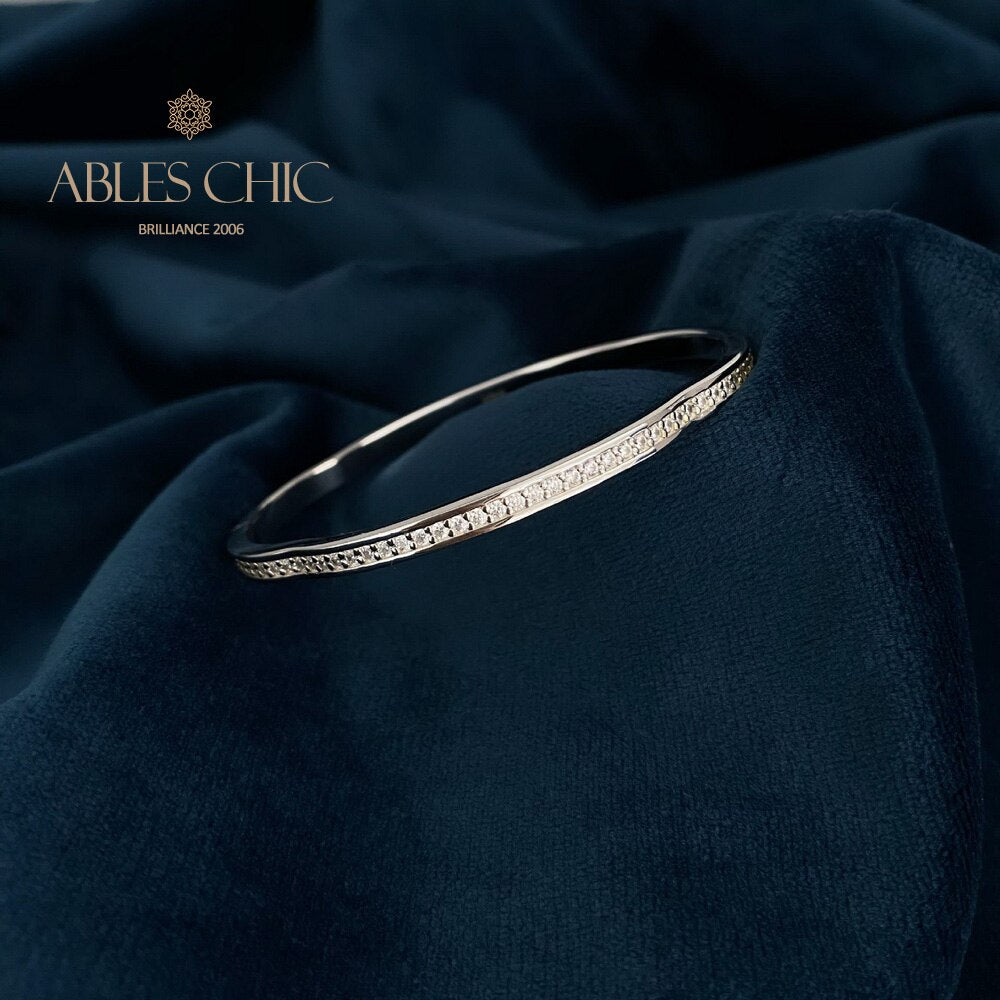 Bracelet ondulé Bling Stack B0878