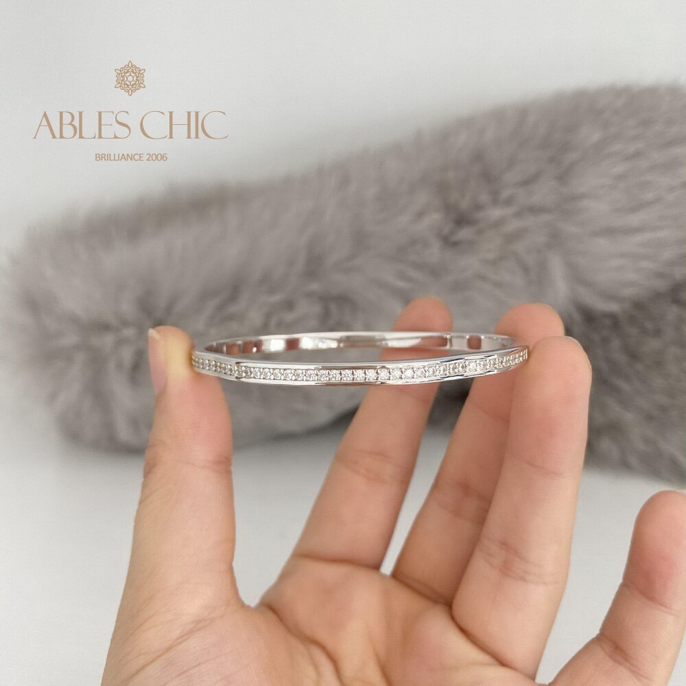 Bracelet ondulé Bling Stack B0878