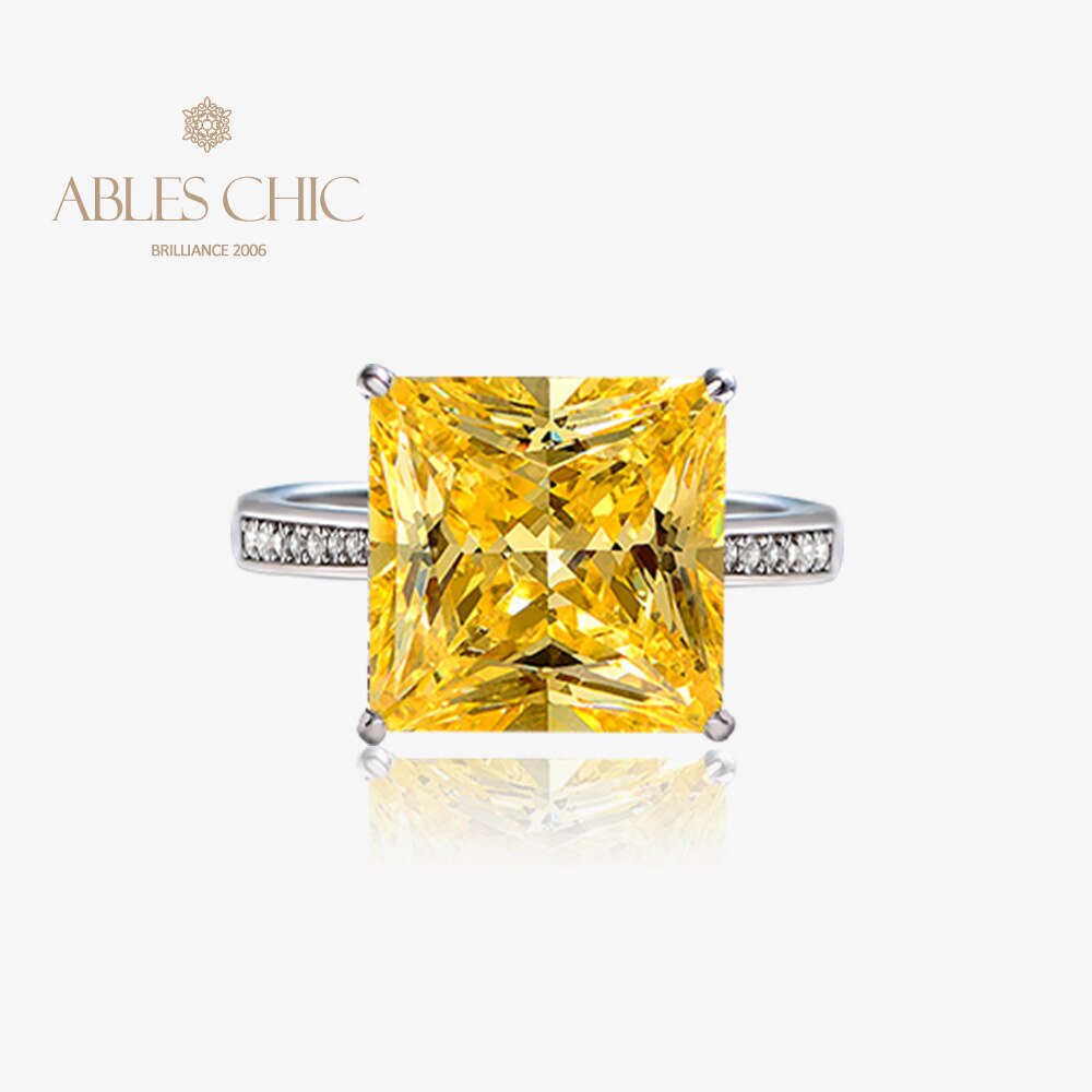 Bague Carrée Topaze R0351