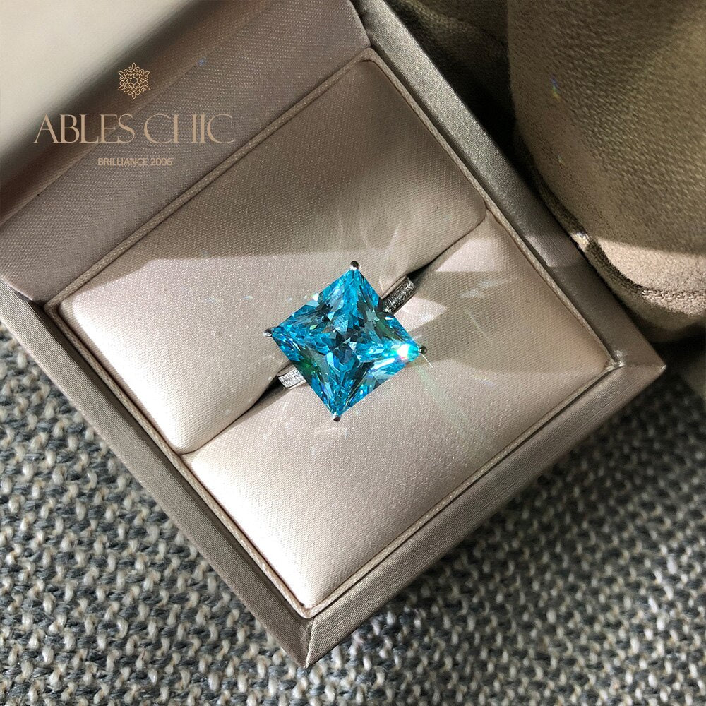 Bague Carrée Topaze R0351
